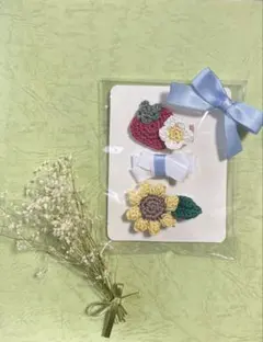 ♡ベビーヘアクリップ♡赤ちゃん❁⃘キッズ用ヘアクリップ