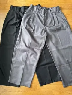 メンズ WEGOワイドスラックス 2本セットのサムネイル