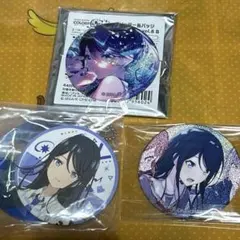 プロセカ 初音ミク グリッター缶バッジ 一歌 3点