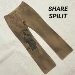 SHARE SPILIT シェアースピリット ヴィンテージ加工 パンツ 38のサムネイル