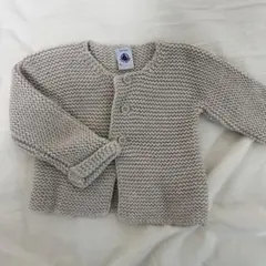 PETIT BATEAU ニットカーディガン 12M/74cm