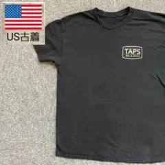 【在庫整理品】TAPS BAR&GRILL バックプリントブラックTシャツ