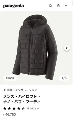 Patagonia / Hi-Loft Nano Puff Hoody / L