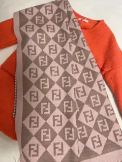 未使用品　大判 マフラー ストール リバーシブル スカーフ　ブランケット