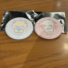 ちむむ。 ふにゅ ぽみゅ　ノベルティー　特典　缶バッジ 2個のサムネイル