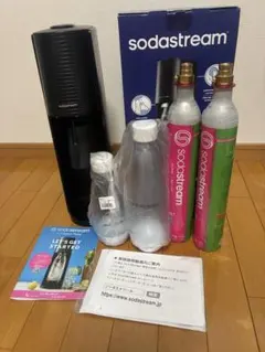 sodastream TERRA ブラック 60Lガスシリンダー2本 ボトル2本のサムネイル
