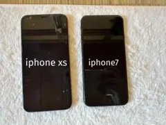iPhone XSとiPhone 7 セット　ジャンク品