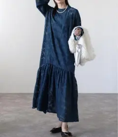 ワンピース　ドレス　ロング　お呼ばれ　結婚式　二次会　妊婦