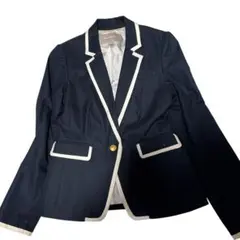 BANANA REPUBLIC パイピングジャケット 紺 4 金ボタンのサムネイル