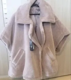 フリースジャケット 薄いピンク