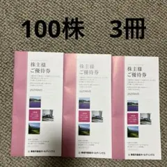 東急不動産　株主優待券　100株主用　３冊