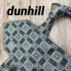 ✨極美品✨dunhill ネクタイ チェック柄 グレー シルク100%