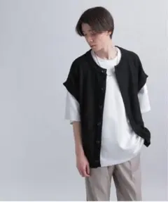 HARE マルチデザインニットベスト