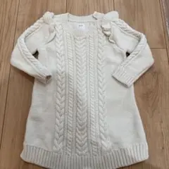 baby GAP ケーブル編みニットワンピース 12-18ヶ月