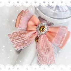 キンブレリボン ペンライトリボン ピーチオレンジ Sドロップのサムネイル