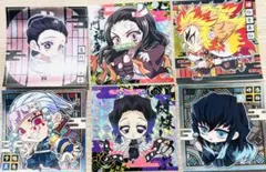 鬼滅の刃 デフォルメシールウエハース 6点セット