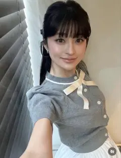 bibiy. LILY RIBBON CARDIGAN - メルカリ
