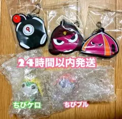 一番くじケロロ軍曹　G賞ミニフィギュア ちびケロ　ちびプル　他J賞ラバー