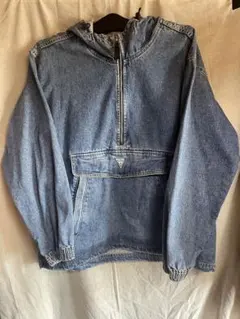 90s GUESS フード付きデニムジャケット