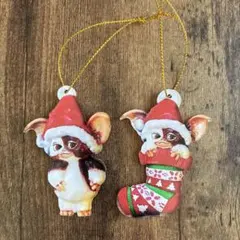 ☆グレムリン☆ギズモ　モグワイ　クリスマスオーナメント　2個セット