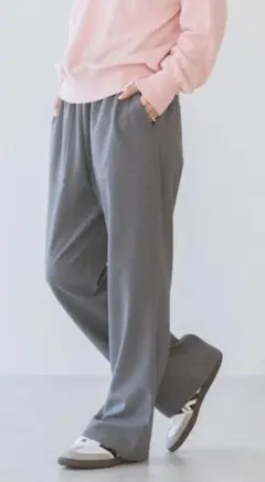 新品　AMERICAN HOLIC　美・美・美ベイカーフレアパンツ　グレー