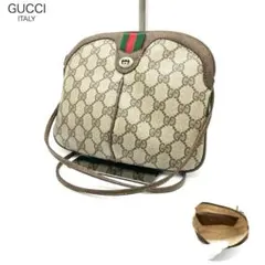 グッチ シェリーライン GG レザー ショルダーバック オールドグッチ