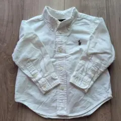 Ralph Lauren ボタンダウンシャツ 18M ホワイト