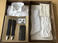 アクアグラツィエ　新郎　衣装　小物セット　M シャツ 結婚式