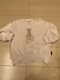 トレーナー　キッズ　バレエ　刺繍　petit main 100