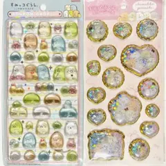 【正規品】ボンボンドロップシール　すみっコぐらし　キラッとぷくぷくエアーシール