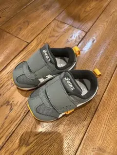 アシックス スクスク ベビー シューズ 13.5cm グレー