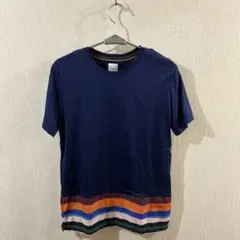Paul Smith ボーダー柄 Tシャツ ネイビー