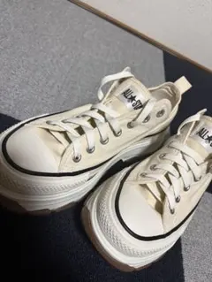 米マンクス様専用Converse All Star 厚底スニーカー アイボリーのサムネイル