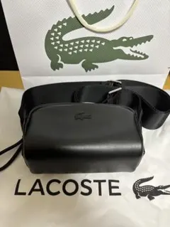完売品　LACOSTE ブラック ショルダーバッグ