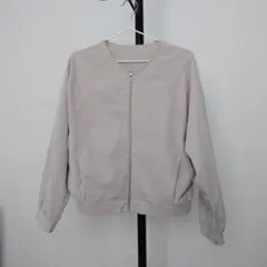 薄手ジャケット ノーカラージャケット