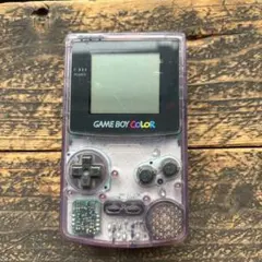 ジャンク品　ゲームボーイカラー　本体　クリアパープル