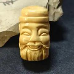 江戸骨董 根付 天然素材 手彫り 時代物 アンティーク 蒐集家放出美品 送料無料