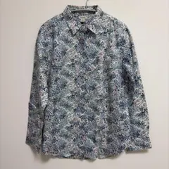 新品 L.L.Bean 長袖シャツ 花柄 ホワイト系 XSのサムネイル