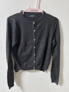 ZARA ダークグレー カーディガン S表記 レディース