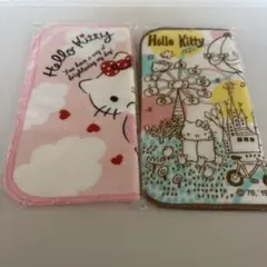 ハローキティ タオルハンカチ ピンク