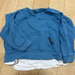 BREEZE 青 フリース トレーナー サイズ120