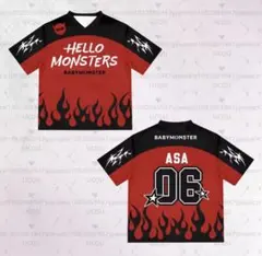 生*。様 【新品】BABYMONSTER ベビモン Tシャツ Lサイズ ASA