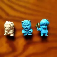 希少 幽遊白書 朱雀 白虎 蔵馬 消しゴム 人形 3体セット