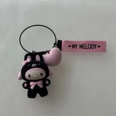 サンリオ まっくろあにまるず マイメロ キーホルダー マスコット