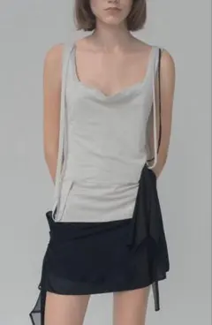 PERVERZE 25SS Braid Belt Layered Skirt - メルカリ