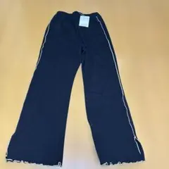 新品！ブランシェス　140 ブラック ロングパンツ　スリットつき