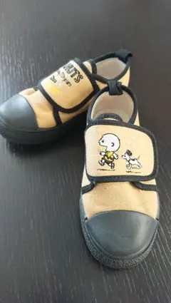 PEANUTS スヌーピー キッズスニーカー 16.0cm ベージュのサムネイル