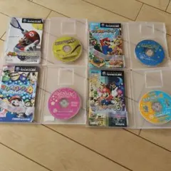 GCマリオパーティー4,6,7、マリオテニス　 4点セット