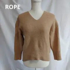 ROPE Ｖネック ニット ベージュ セーター