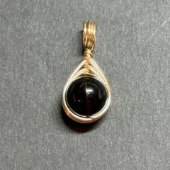 WP366G 天然石 ワイヤーラッピング ペンダントトップ スターモリオン